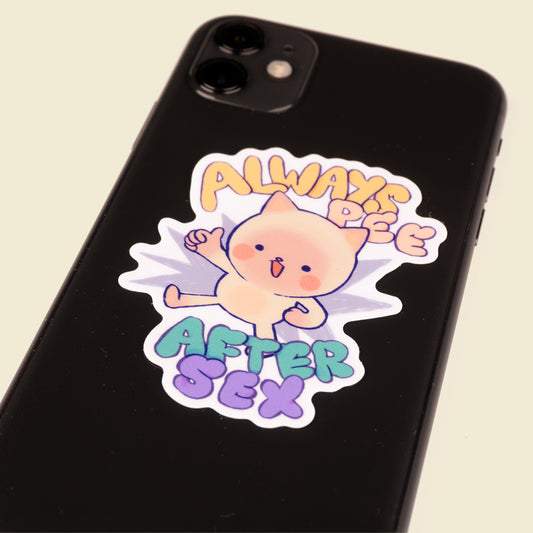 Always Pee After Sex Sticker