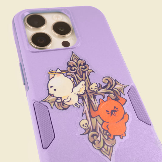 Angel and Devil Sticker