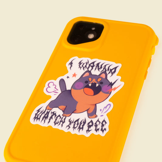 Cool I Wanna Watch You Pee Sticker