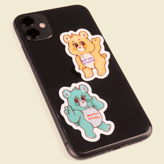 Hentai Boobs Bear Sticker