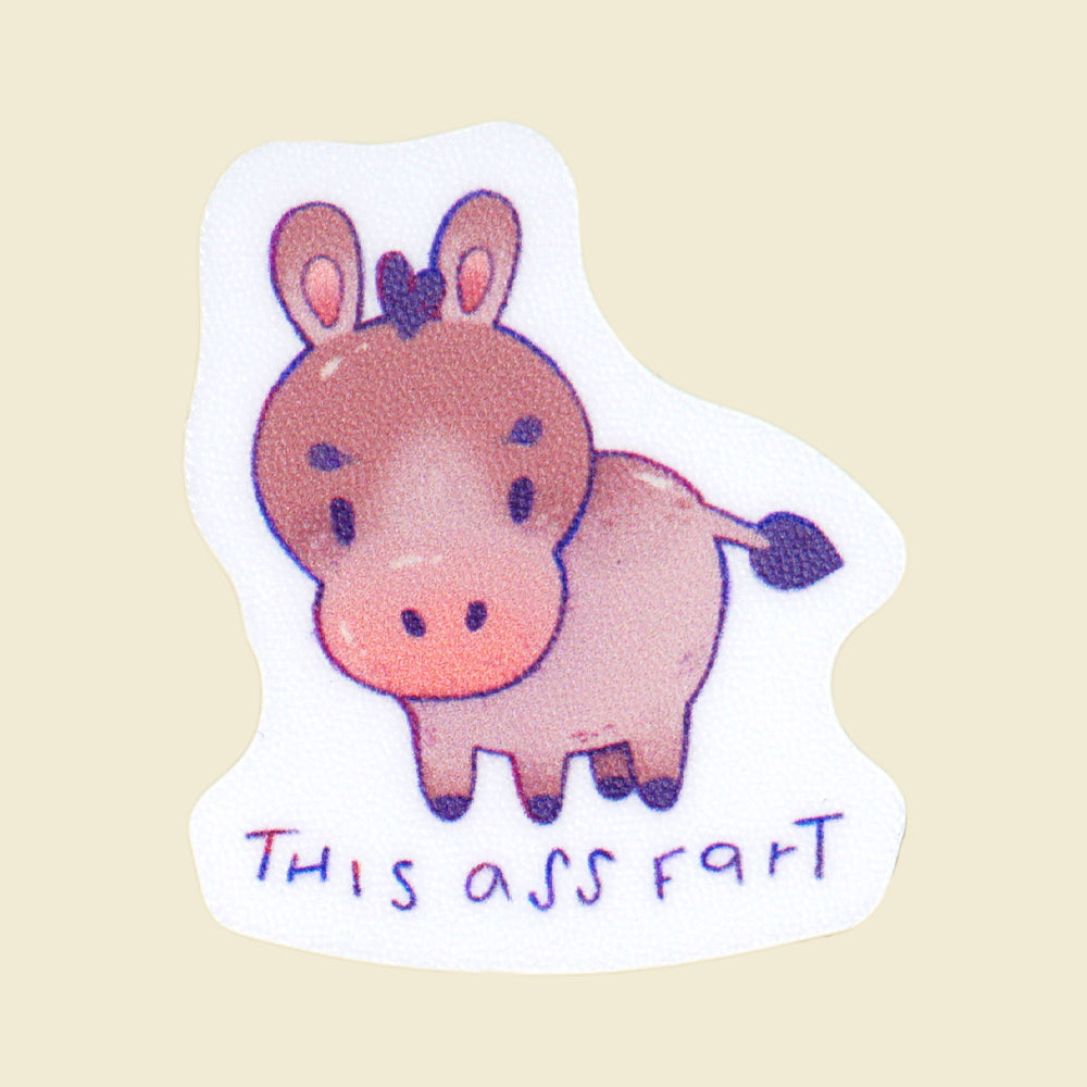 This Ass Fart Mini Sticker