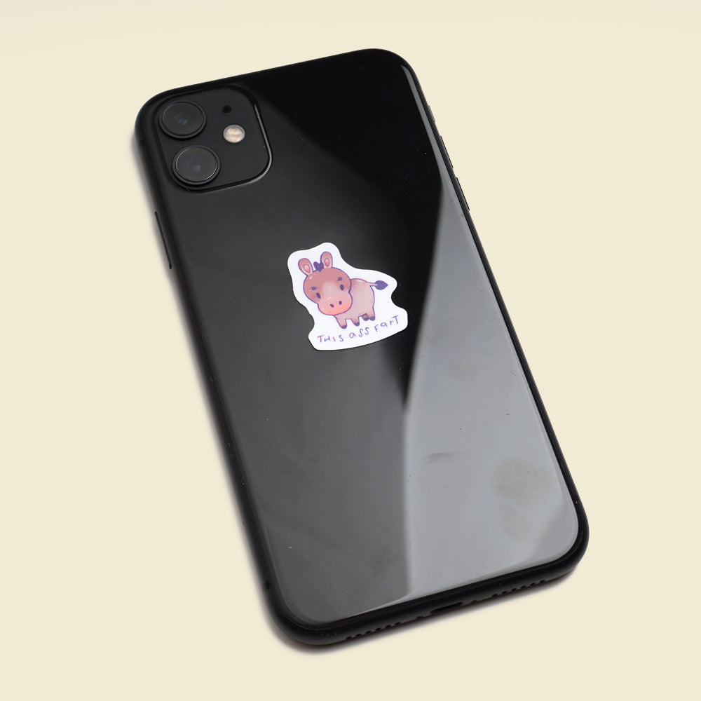This Ass Fart Mini Sticker