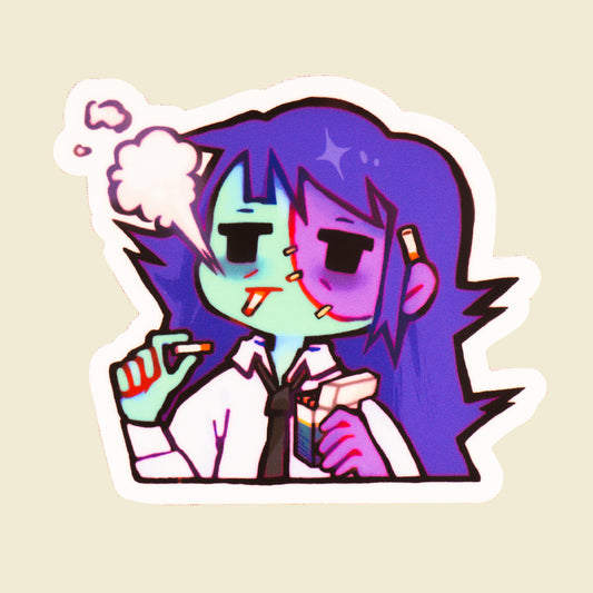 Corporate Zombie Sticker