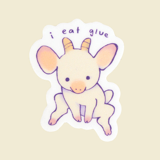 Mini I Eat Glue Sticker