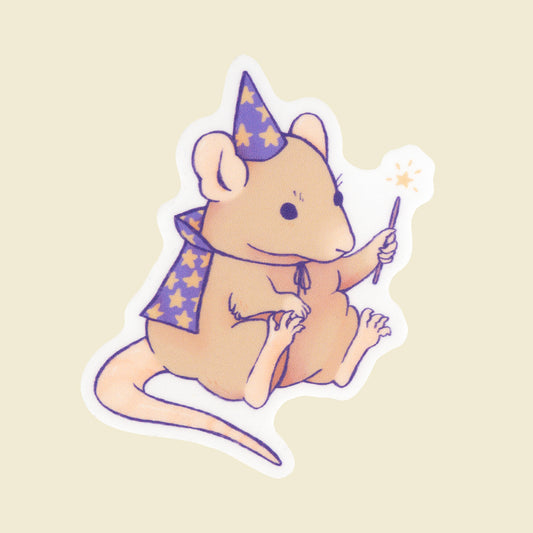 Wizard Rat Sticker