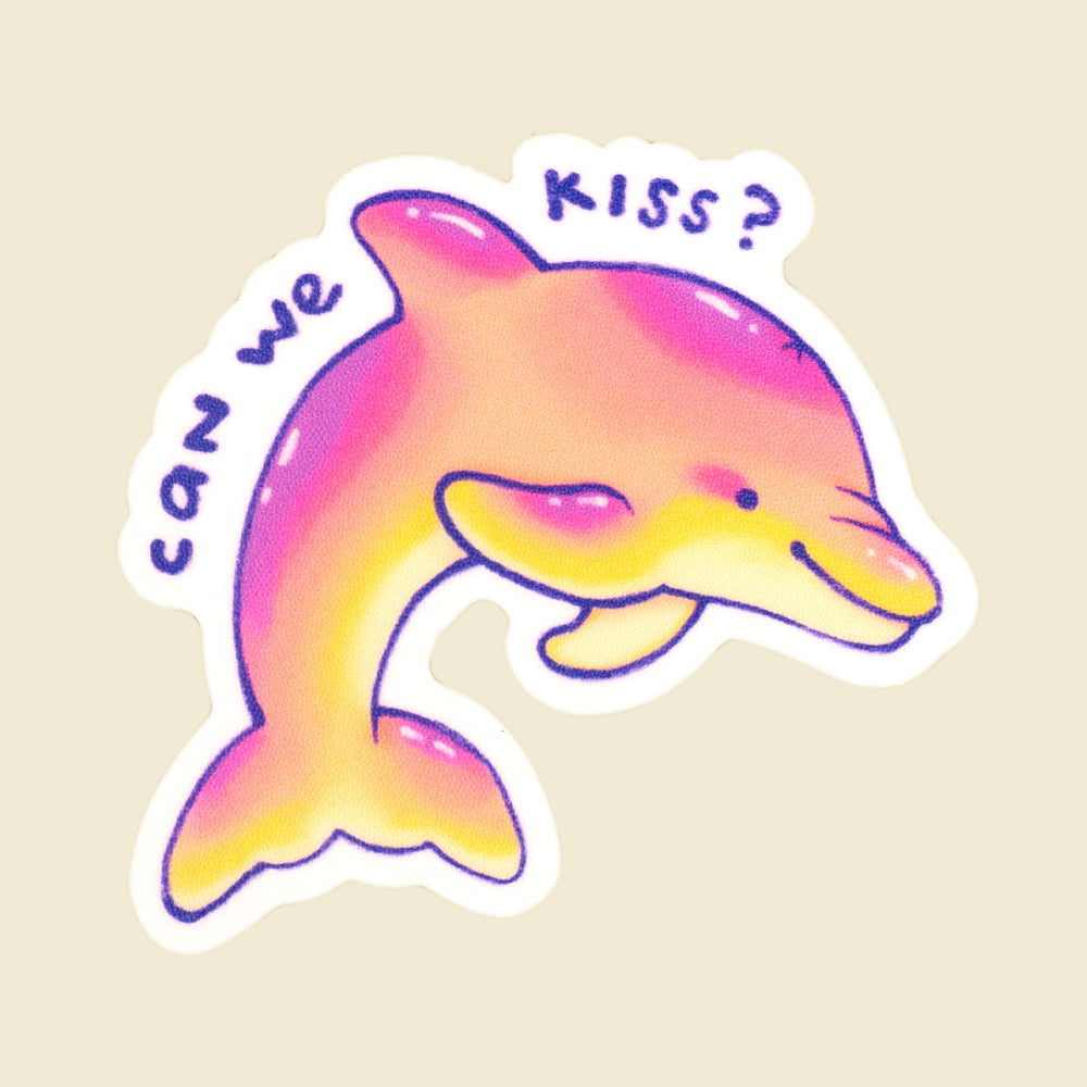 Can We Kiss Sticker