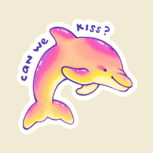 Can We Kiss Sticker