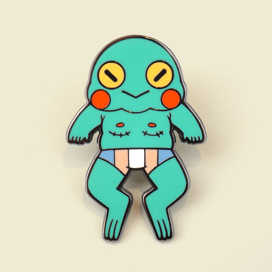 Trans Frog Pin