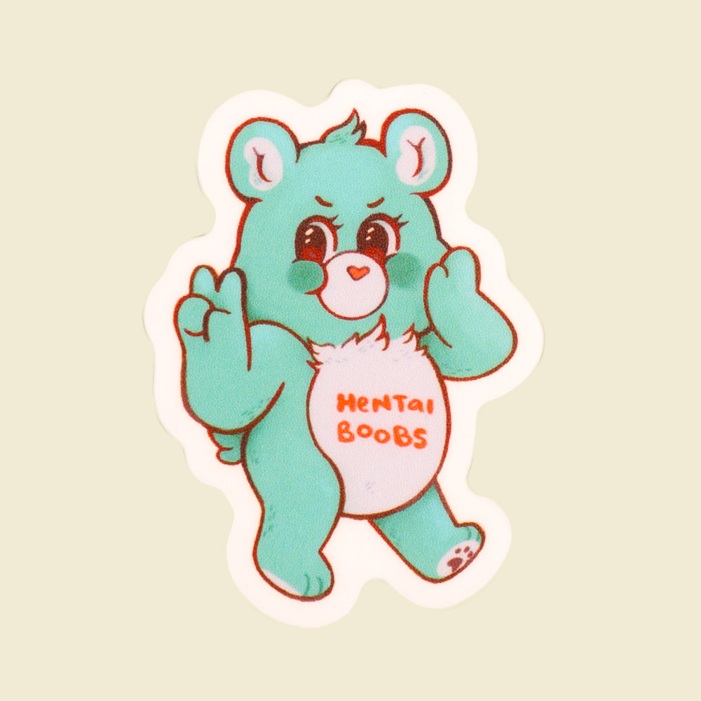 Hentai Boobs Bear Sticker