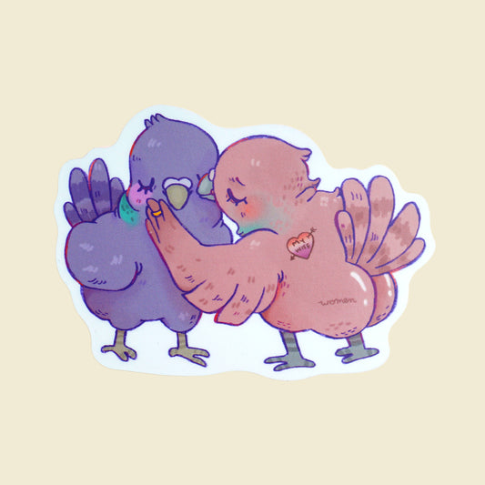 Pigeon Wives Sticker